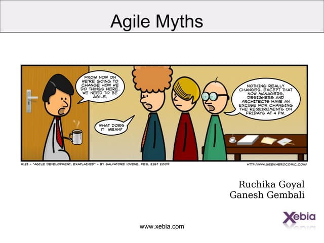 Agile Myths by Ruchika Goyal and Ganesh Gembali