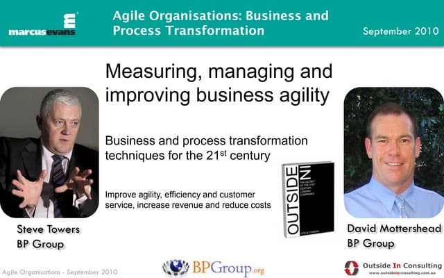 Part 2: Agile Organisations: Busine...