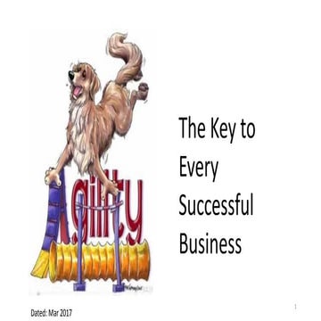 Agility - The Key to Every Successful Business