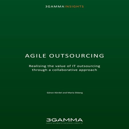 3gamma Insights - Agile Outsourcing whitepaper 