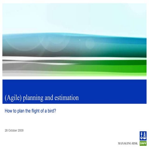 Agile Planning And Estimation