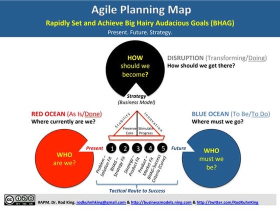 THE AGILE PLANNING MAP: Rapidly Set and Achieve Big Hairy Audacious Goals (BH...
