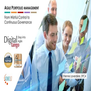 Agile portfolio management