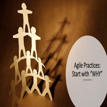 Agile practices: start with "WHY"