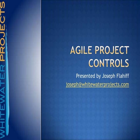Agile project control