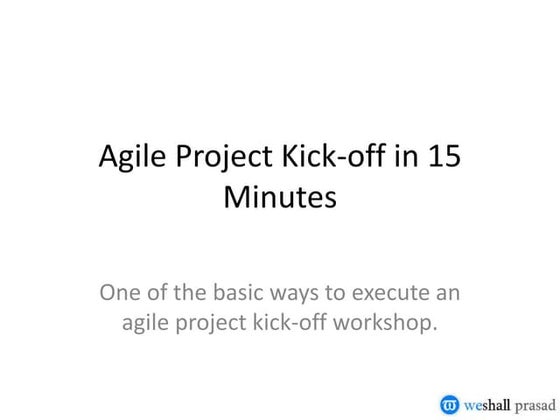 Kick off meeting presentation | PDF