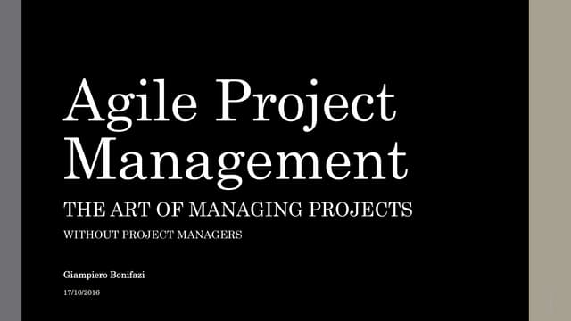 Agile Project Management