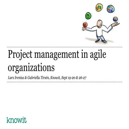 Agile project management day1