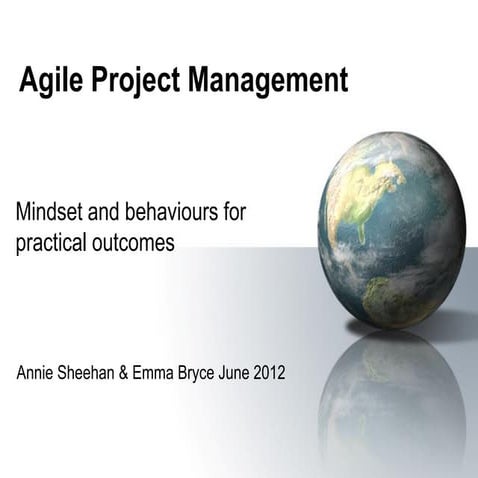 Agile Project Management for PMI