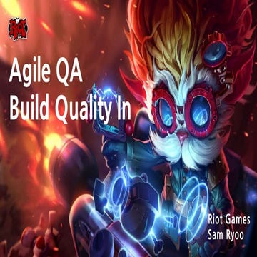 2015 SW마에스트로 100+ 컨퍼런스_Agile QA Build Quality In