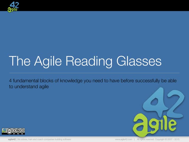 The agile reading glasses: foundati...
