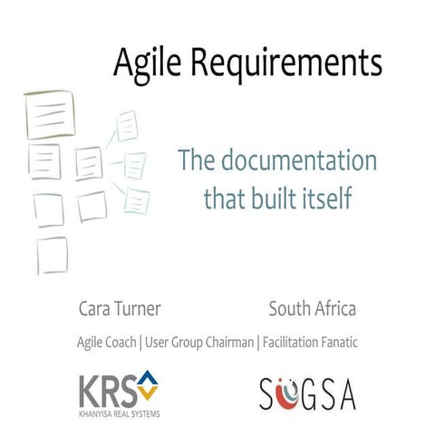 Agile Requirements - Journey of a User Story