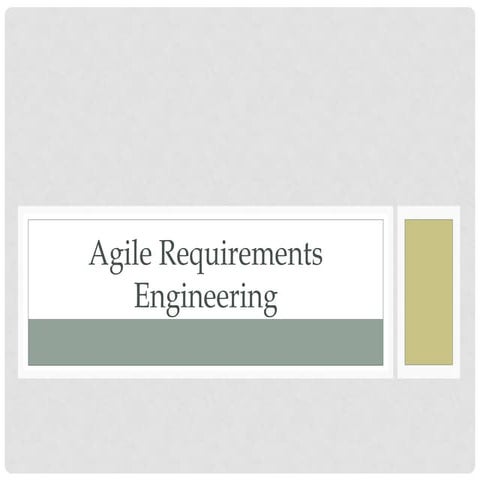 Agile Requirements Engineering by Abdulkerim Corbo
