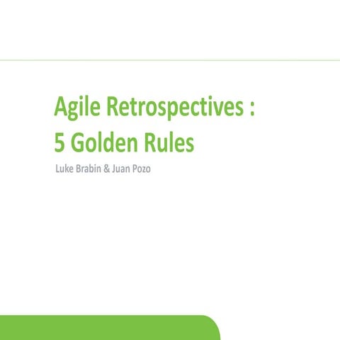 Agile retros