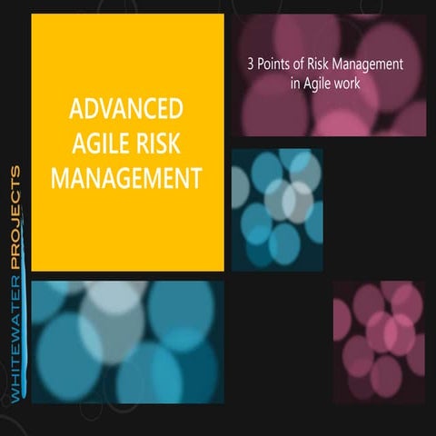 Agile risk management - Enterprise agility 