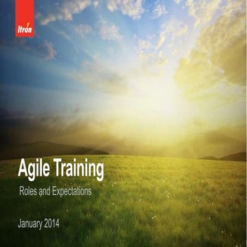 Agile Training: Roles and Expectations