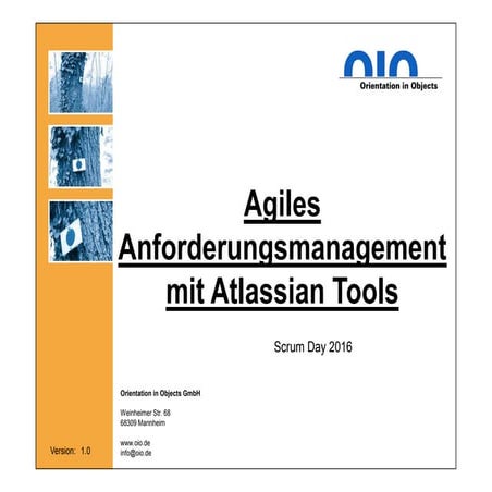 Agiles anforderungsmanagementmitatlassiantools
