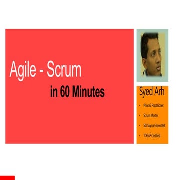 Agile Scrum in 60 minutes