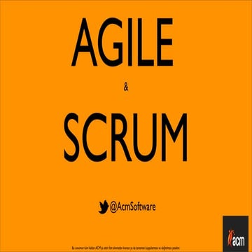 Agile&Scrum