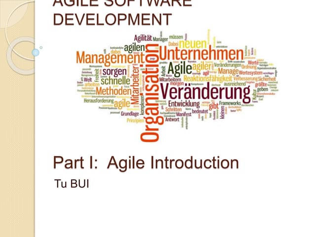 Agile Software Development Introduction