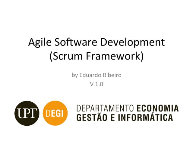 Agile Software Development at UPT DEGI | Nov, 2015