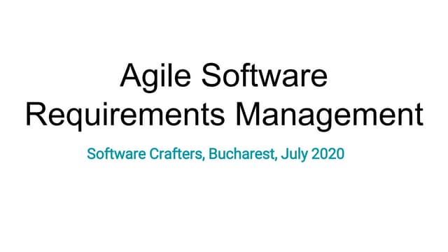 Agile software requirements management with Impact Mapping and BDD