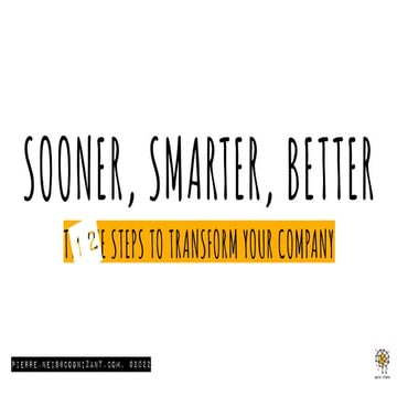 The twelve step to transform your company, Agile Spain 2022