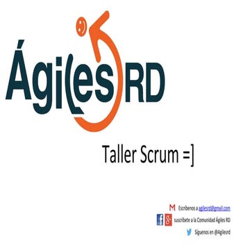 Àgiles RD   Taller Scrum
