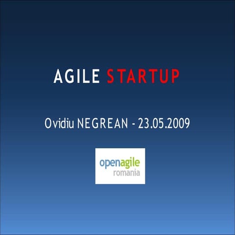 Agile Startup