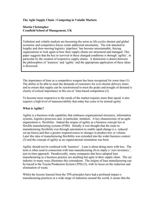 Hershey Supply Chain | PPTX