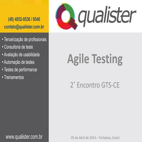 Agile testing