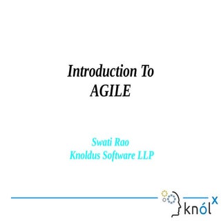 Introduction To Agile