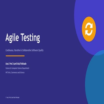 Comprehensive Guide to Agile Testing: Principles, Practices, and ...