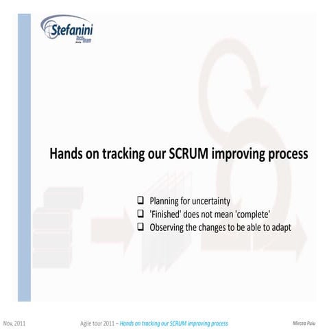 Agile tour 2011   puiu mircea