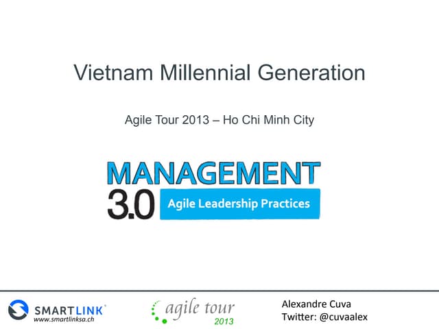 Agile tour2013 Vietnam Millenia Generation