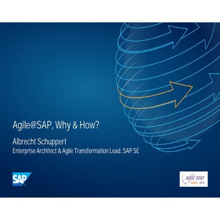 Agile @SAP Why and How?