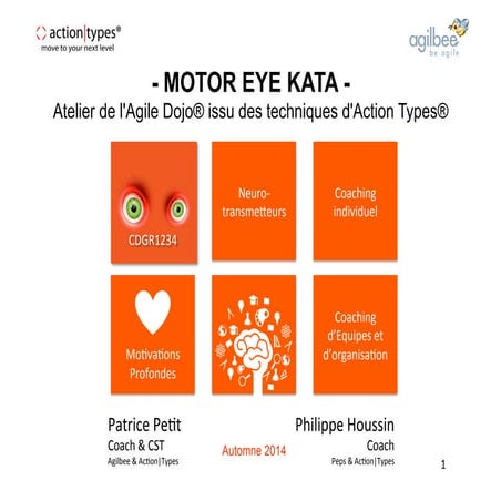 Motor Eye Kata, Patrice Petit, Agilbee, Agile Dojo & Agile Tour Paris 2014