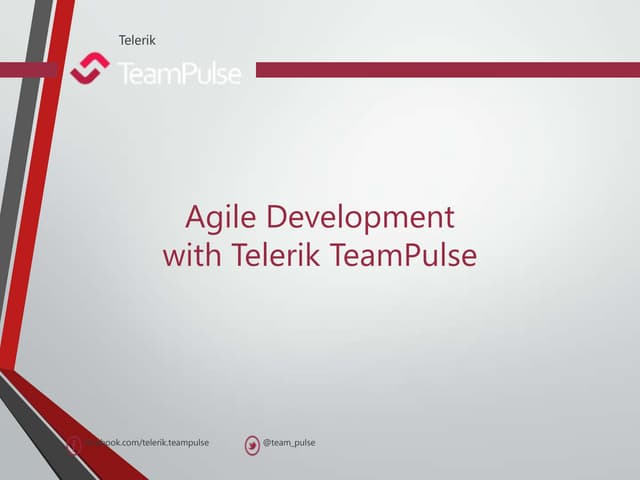Collaborative Agile Development with TeamPulse