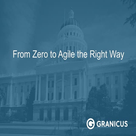 Agile Transformation - From Zero to Agile the Right Way