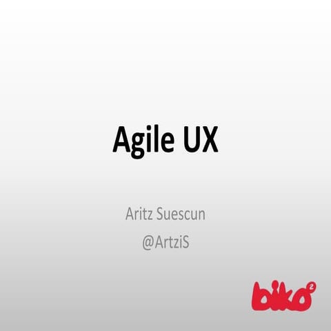 Agile ux aos2011