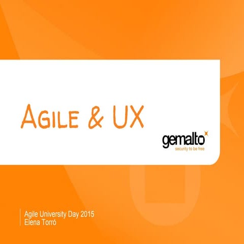 Agile UX