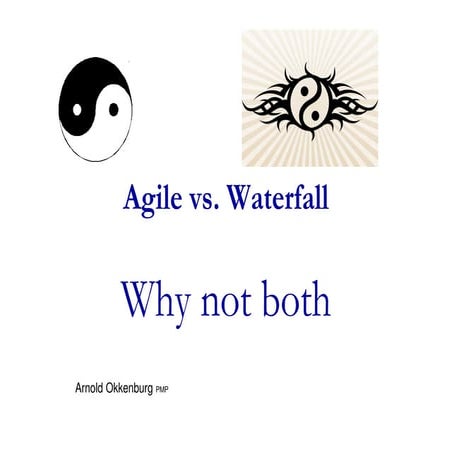 agile vs waterfall