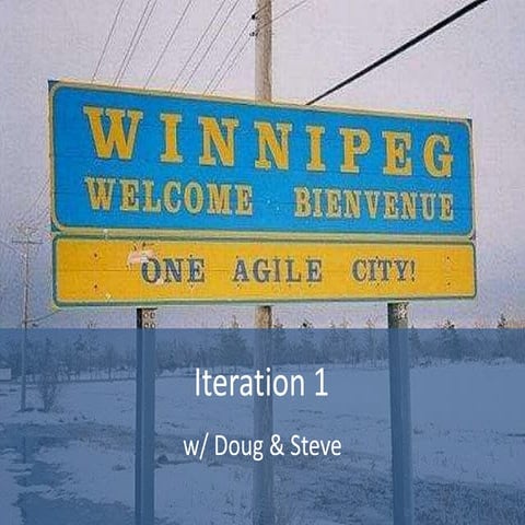 Winnipeg Agile Users Group March 10 2011