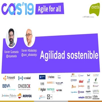 Agilidad sostenible - CAS2019