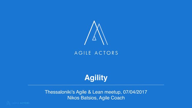 about agility