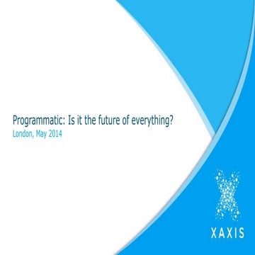 Xaxis CEO Caspar Schlickum - Programmatic media buying