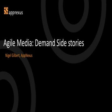 AppNexus VP Sales EMEA Nigel Gilbert - Demand side platform (DSP)