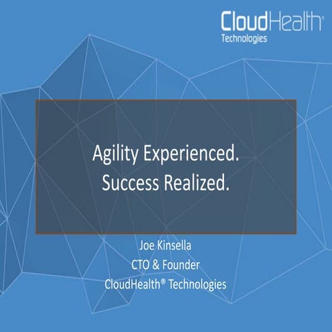 Agility Experienced. Success Realized - 042516
