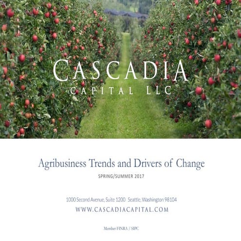 Agribusiness Trends and Drivers of Change