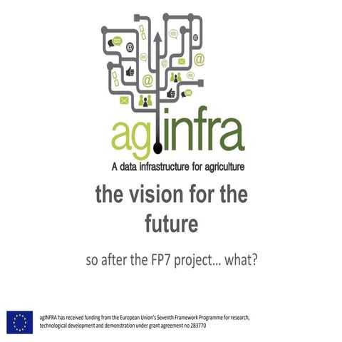 agINFRA vision after the end of the project